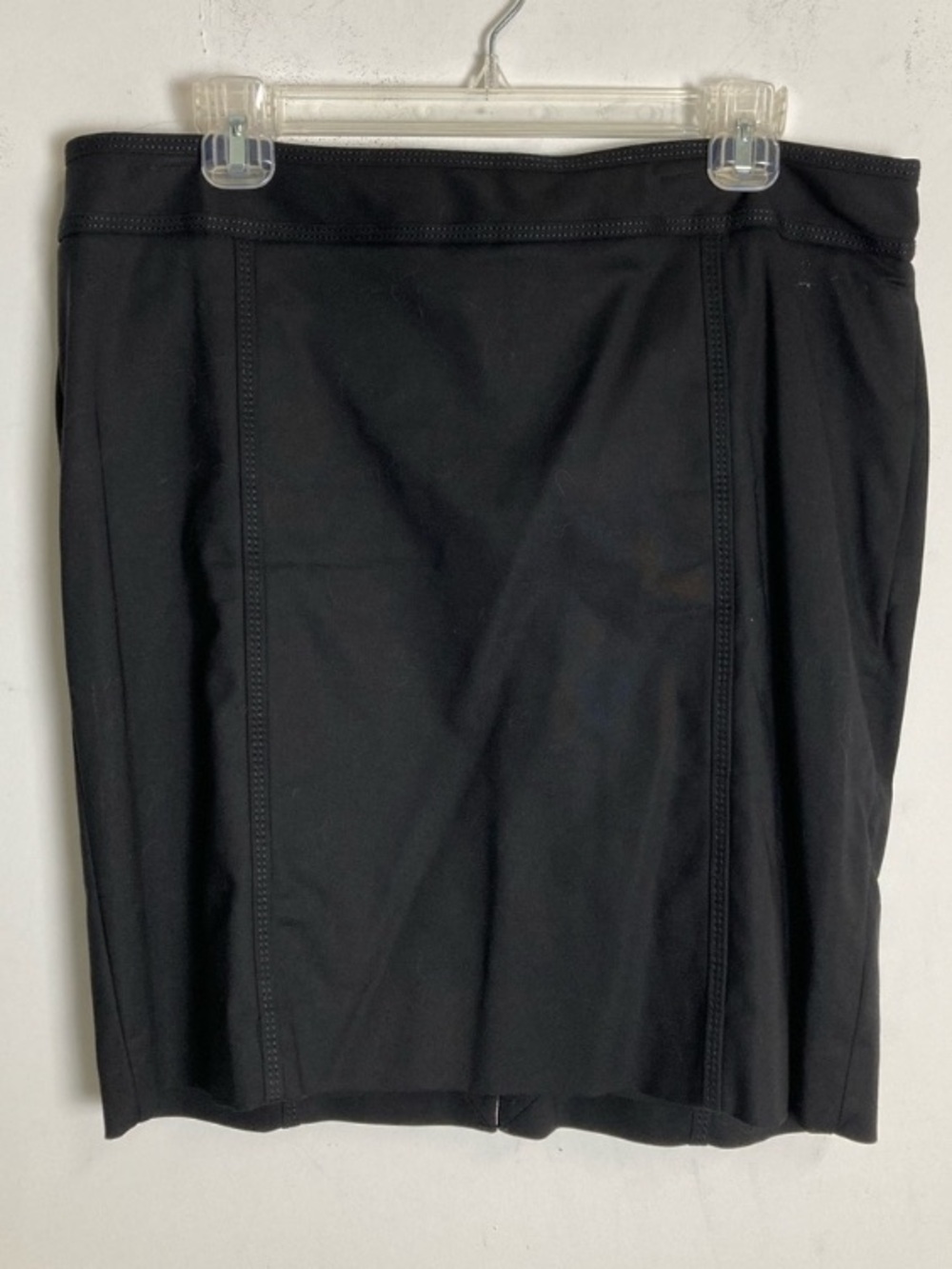 White House Black Market Sleek Black Pencil Mini Skirt